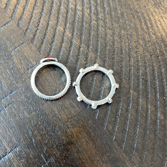 Stackable Rings size 7 Set - Picture 3 of 4